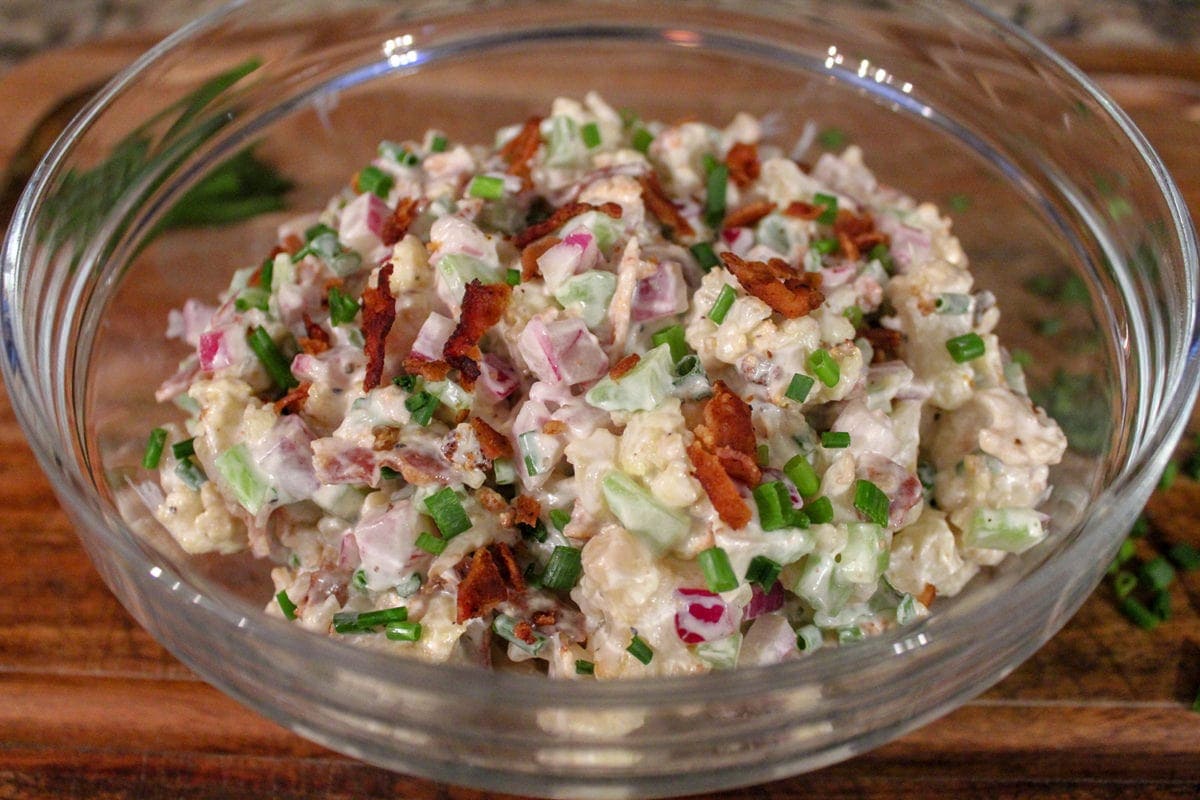 Cauliflower Potato Salad ~ The Salted Pepper