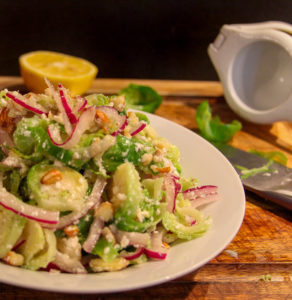 Brussels Sprout Almond Salad