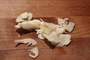 skillet pasta slivered garlic