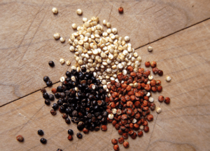 three types of quinoa