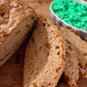 Irish Soda Bread with Tangy Green Butter