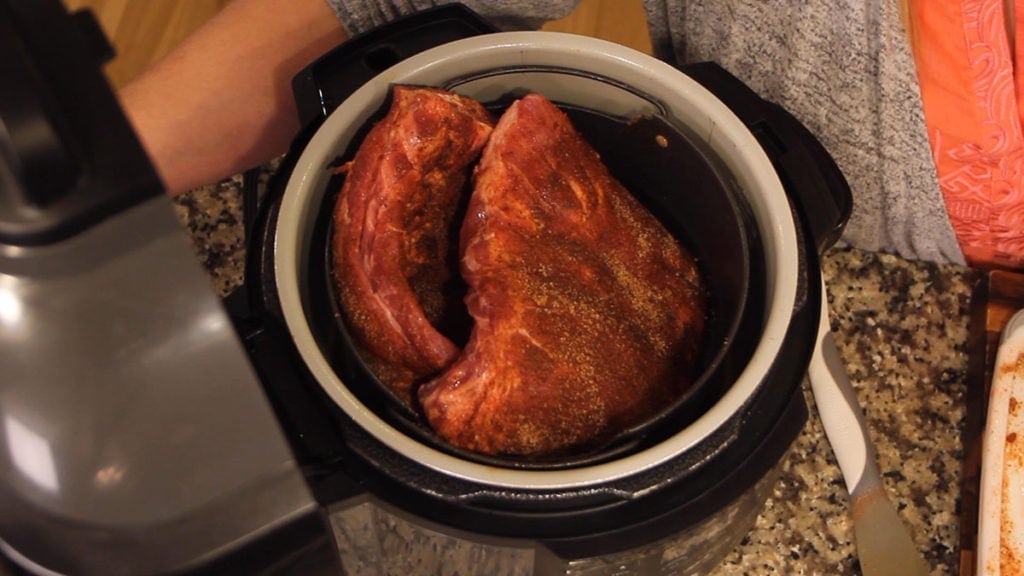 Ninja Foodi Ribs with Raspberry BBQ Glaze The Salted Pepper