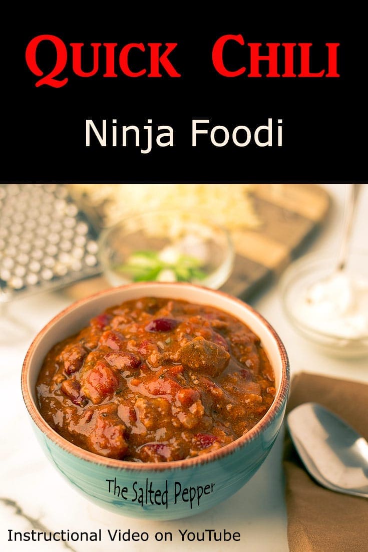 Quick Chili in the Ninja Foodi The Salted Pepper