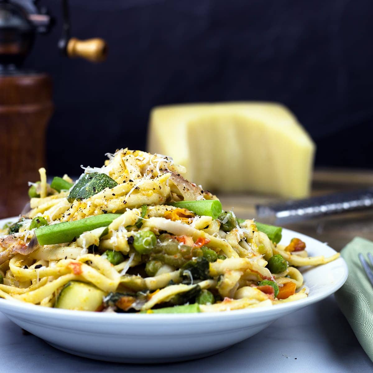 One Pot Pasta Primavera Ninja Foodi Recipe