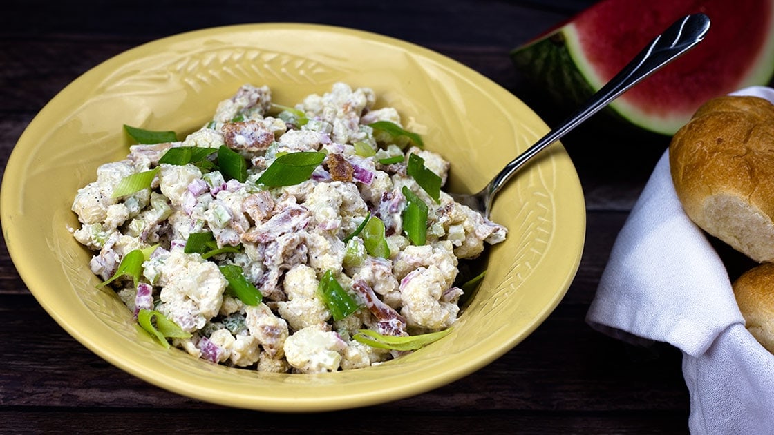 Roasted Cauliflower Salad in the Ninja Foodi The Salted Pepper