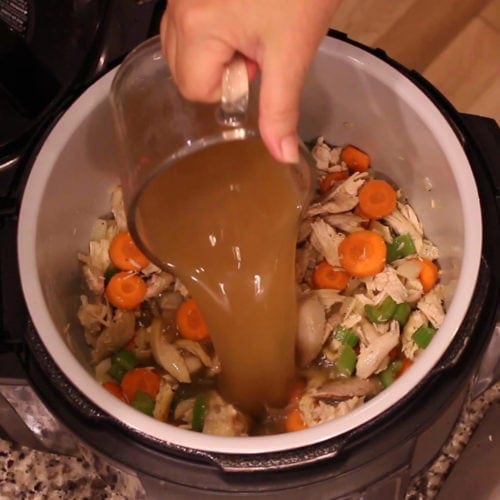 Homemade Chicken & Dumplings in the Ninja Foodi The Salted Pepper