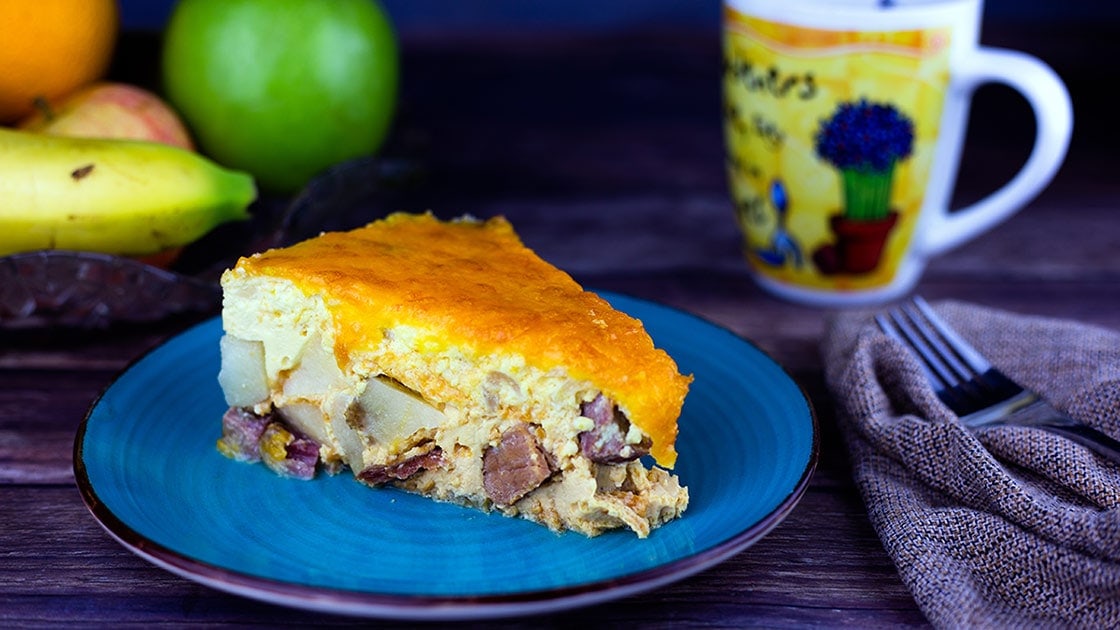 Overnight Breakfast Casserole Ninja Foodi Slow Cooker The Salted Pepper