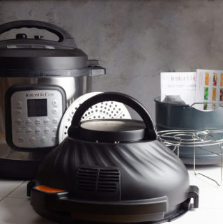 picture of instant pot duo crisp with attachments