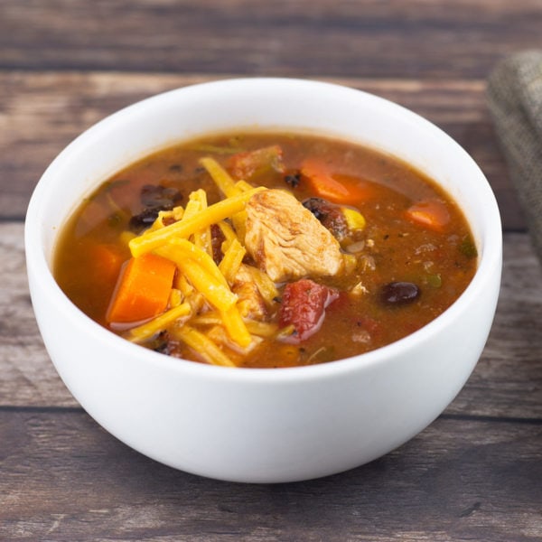 Easy 30Minute Homemade Chicken Tortilla Soup in the Ninja Foodi Hot