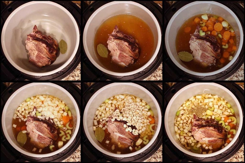 Ham and Lima Bean Soup in the Ninja Foodi The Salted Pepper