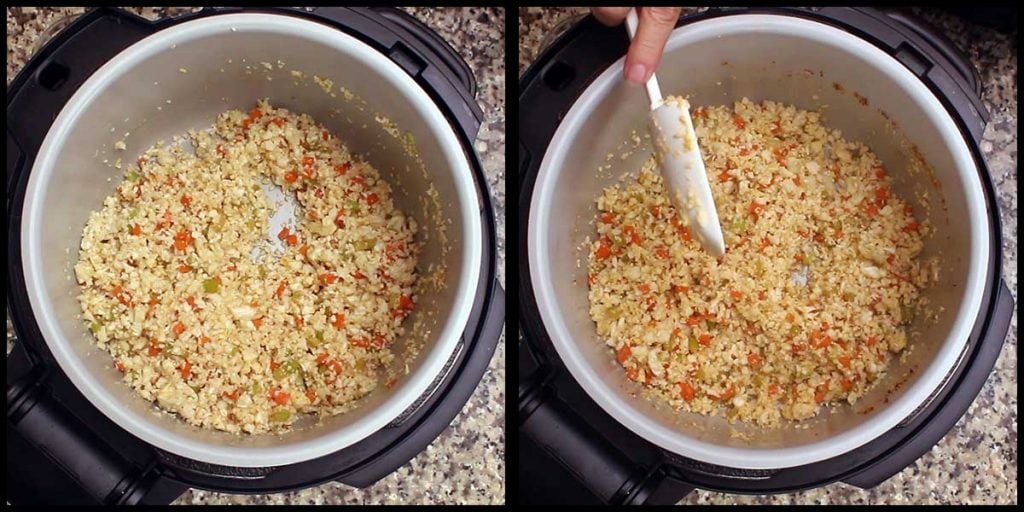 Cauliflower Fried Rice Ninja Foodi Recipe The Salted Pepper