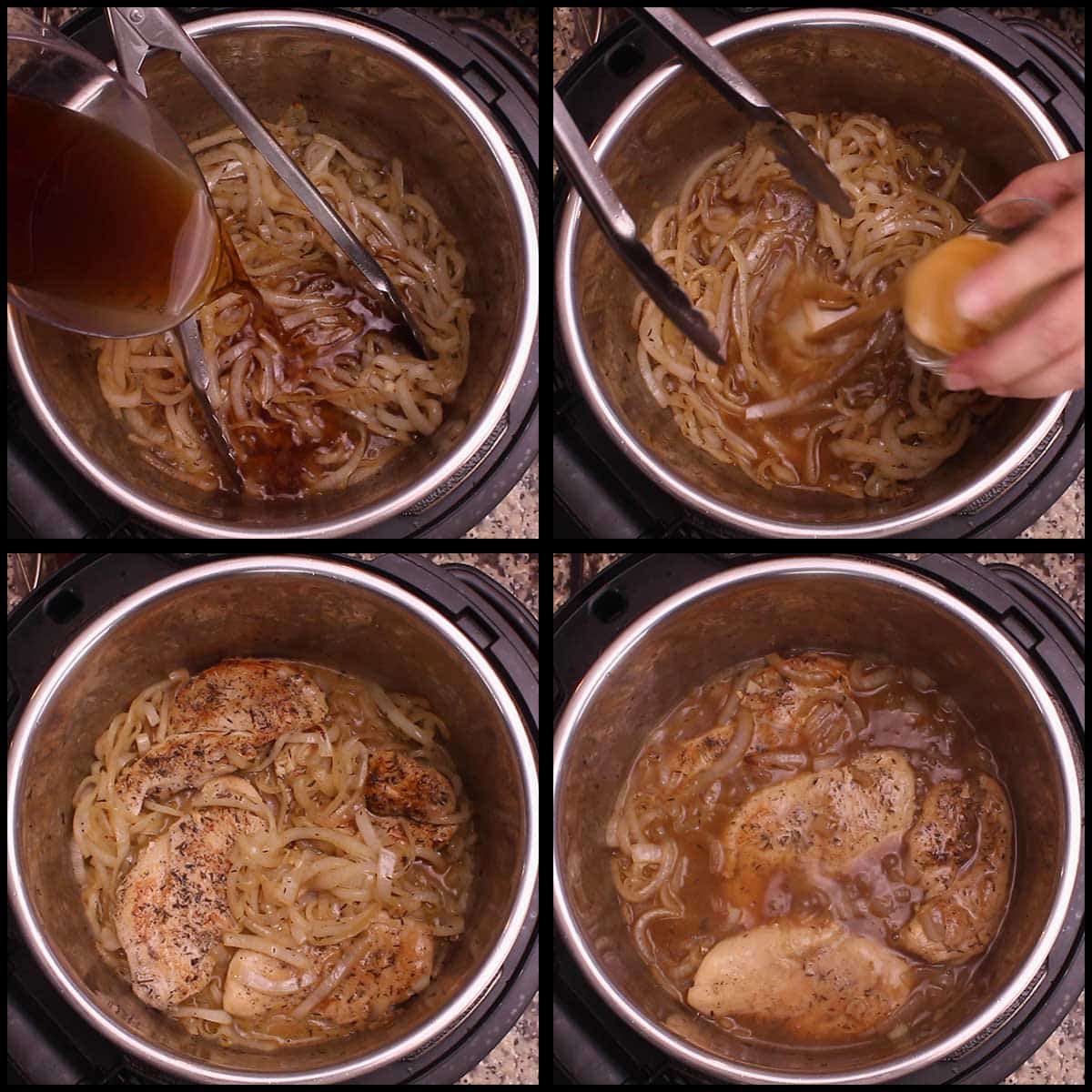 French Onion Chicken in the Ninja Foodi The Salted Pepper