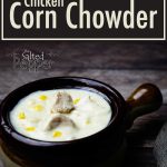 bowl of chicken corn chowder