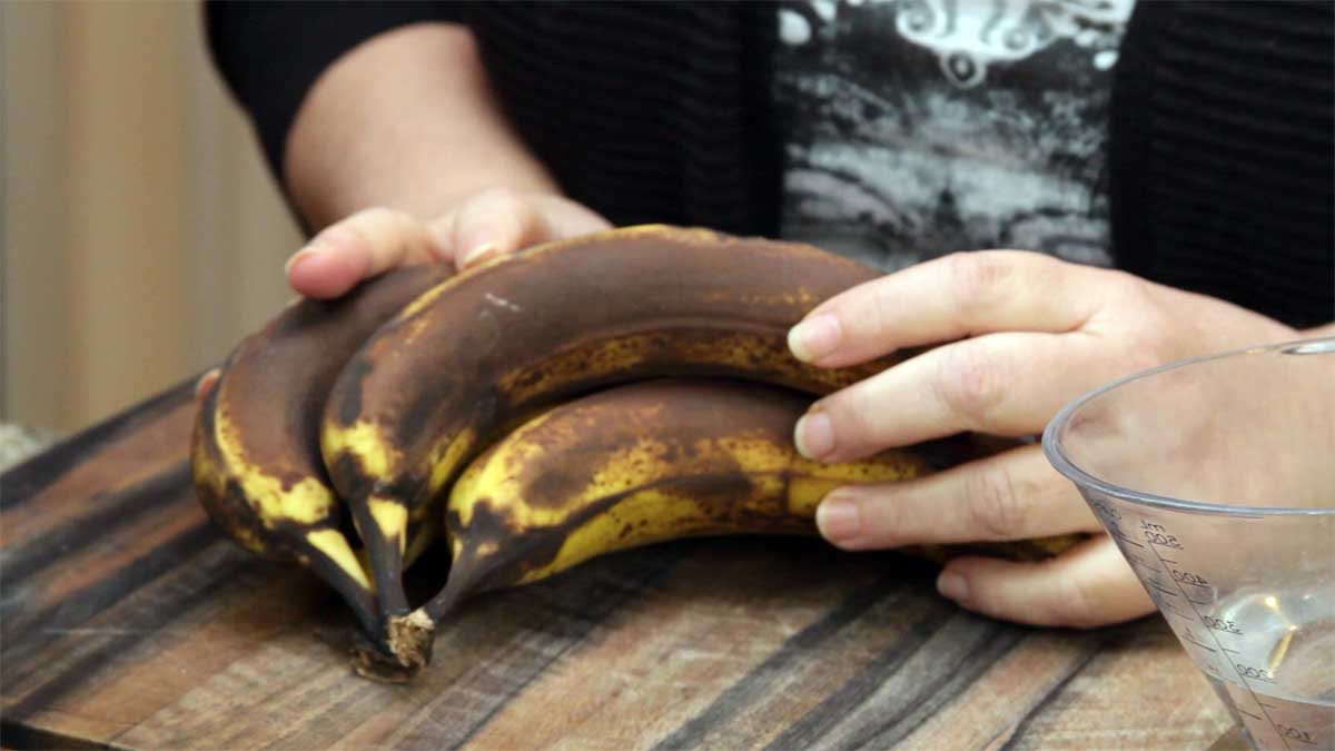 over ripe bananas for banana jam