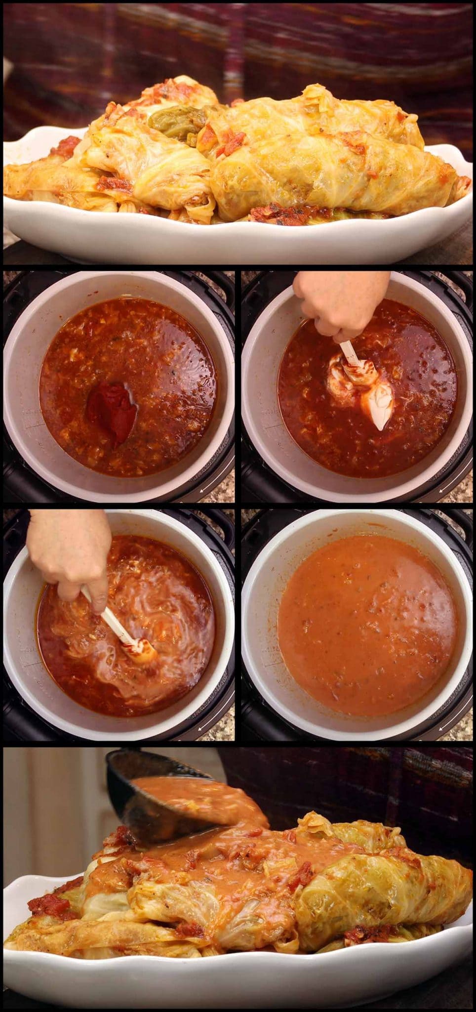 Ninja Foodi Cabbage Rolls Pressure Cooker Recipe The Salted Pepper