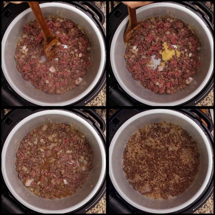 Cheesy Ground Beef & Rice Casserole Pressure Cooker Recipe The