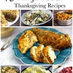 collage of Ninja Foodi Thanksgiving Recipes