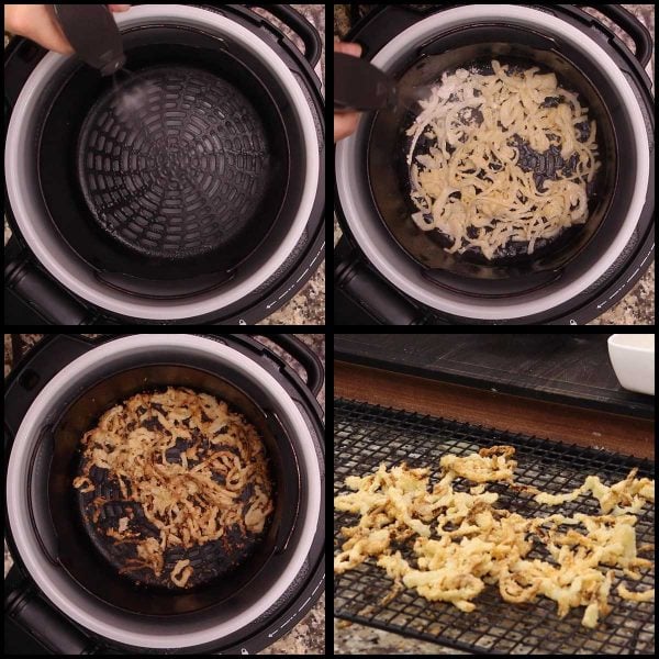 Ninja Foodi Green Bean Casserole w/ Air Fried Onions The Salted Pepper