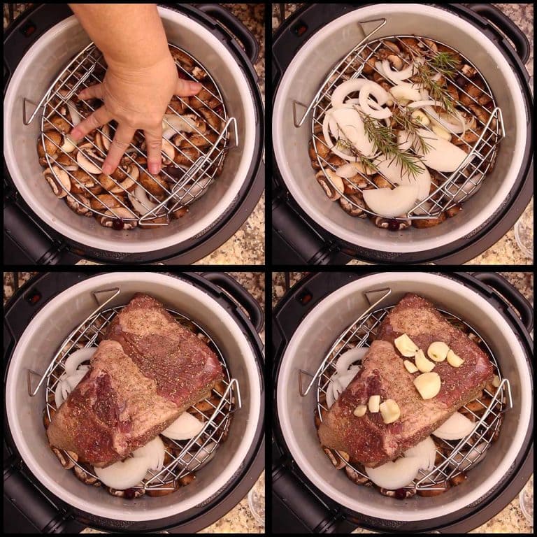 Ninja Foodi Brisket with a Cranberry Mushroom Gravy The Salted Pepper