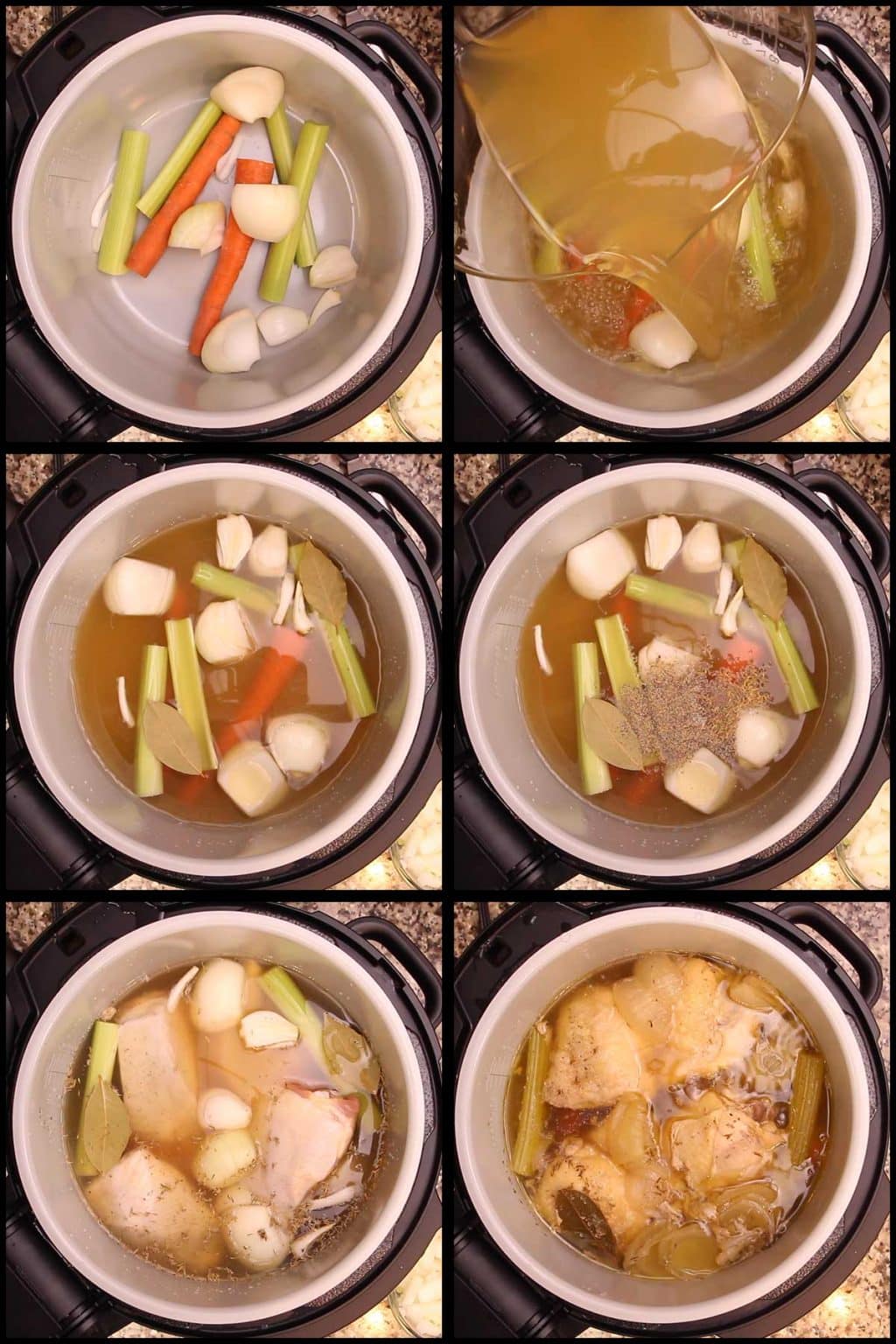 Homemade Chicken Noodle Soup in the Ninja Foodi or Instant Pot The
