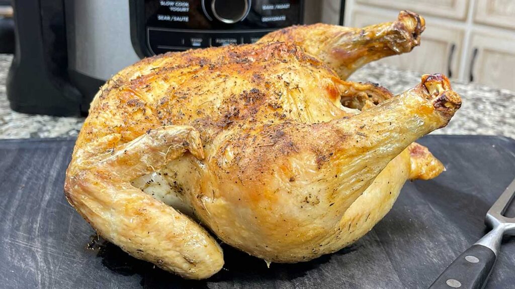 Ninja Foodi Whole Chicken 4 Cooking Techniques The Salted Pepper