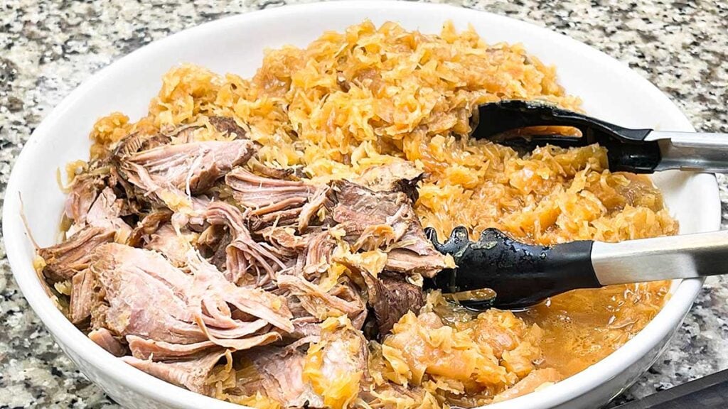 Pressure Cooker Pork & Sauerkraut (Ninja Foodi or Instant Pot Recipe