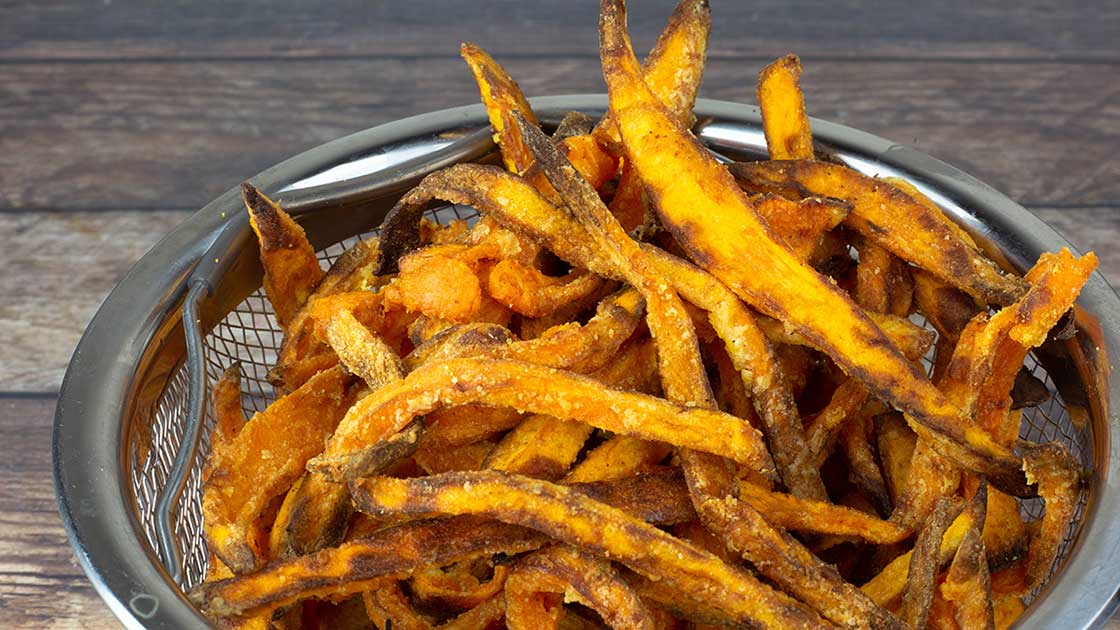 Air Fryer Sweet Potato Fries that are Crunchy!