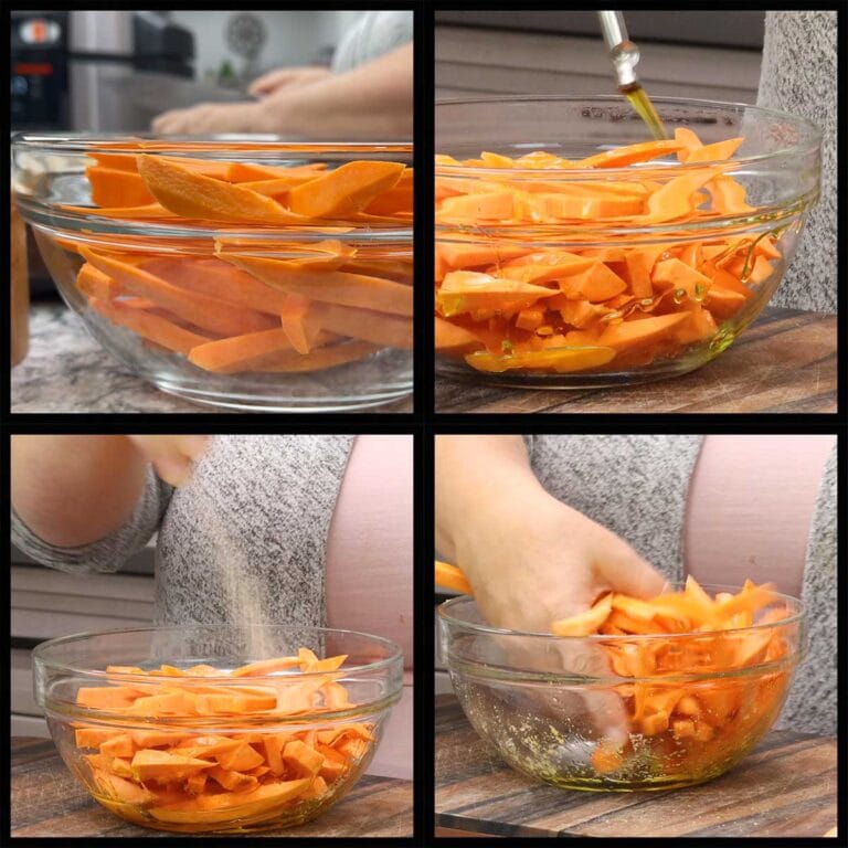 Ninja Foodi Sweet Potato Fries (Air Fried) The Salted Pepper