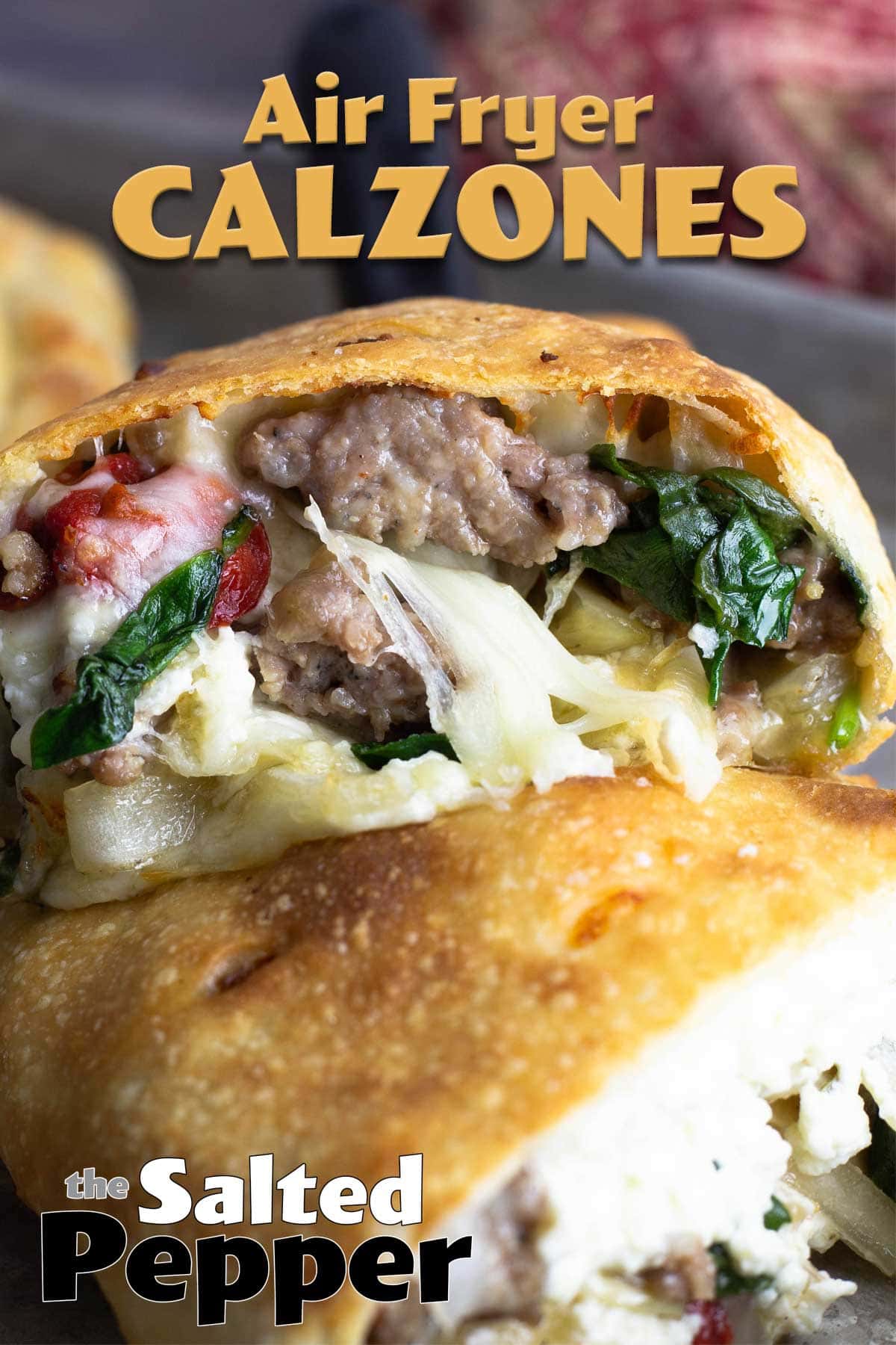 Air Fryer Calzone The Salted Pepper