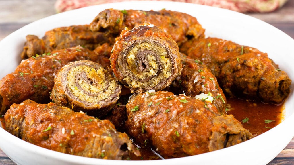 Pressure Cooker Beef Braciole The Salted Pepper