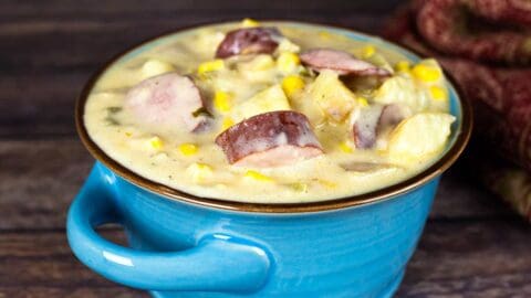 Sausage & Corn Chowder - The Salted Pepper
