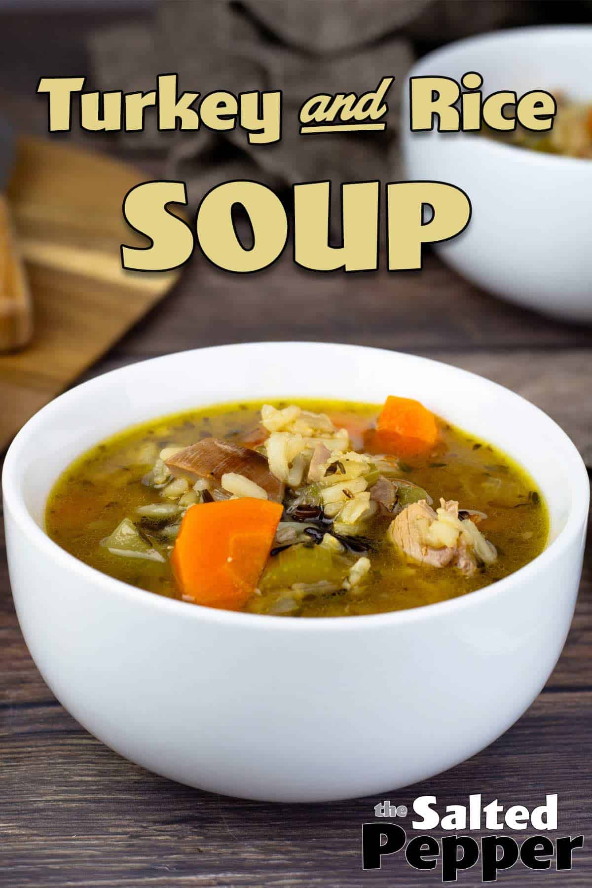 Quick & Easy Turkey & Rice Soup (Pressure Cooker or Stovetop) - The