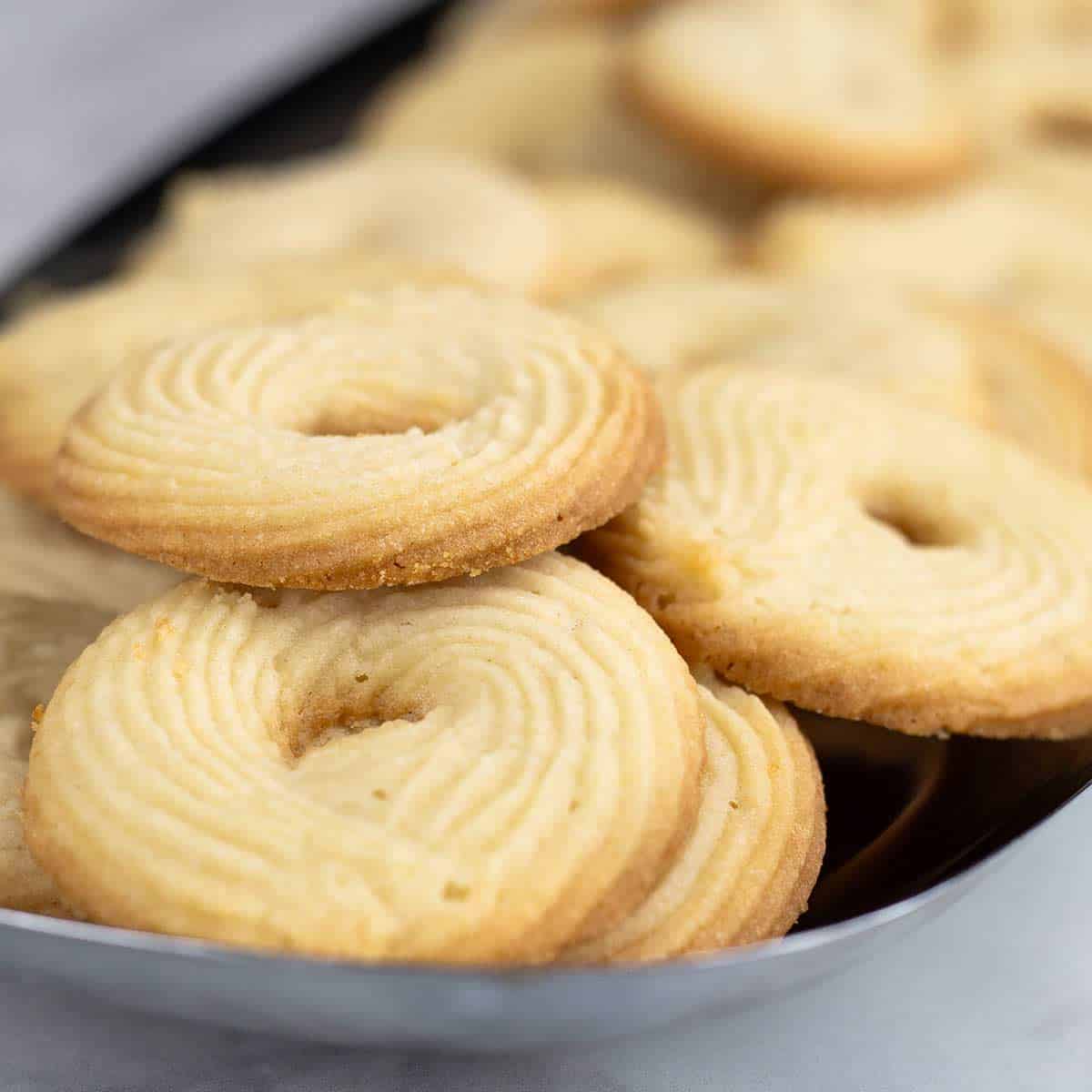 Keto Danish Butter Cookies - Sugar Free Shortbread Cookie Tin