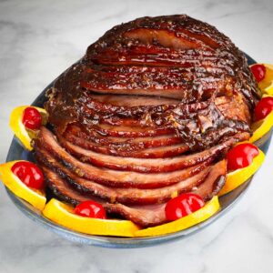 Slow Cooker Ham with a spiced sugar crust.