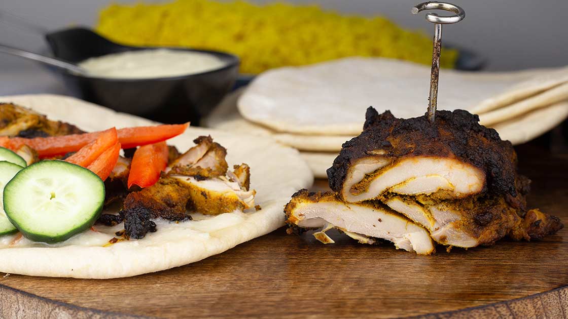 Air Fryer Chicken Shawarma