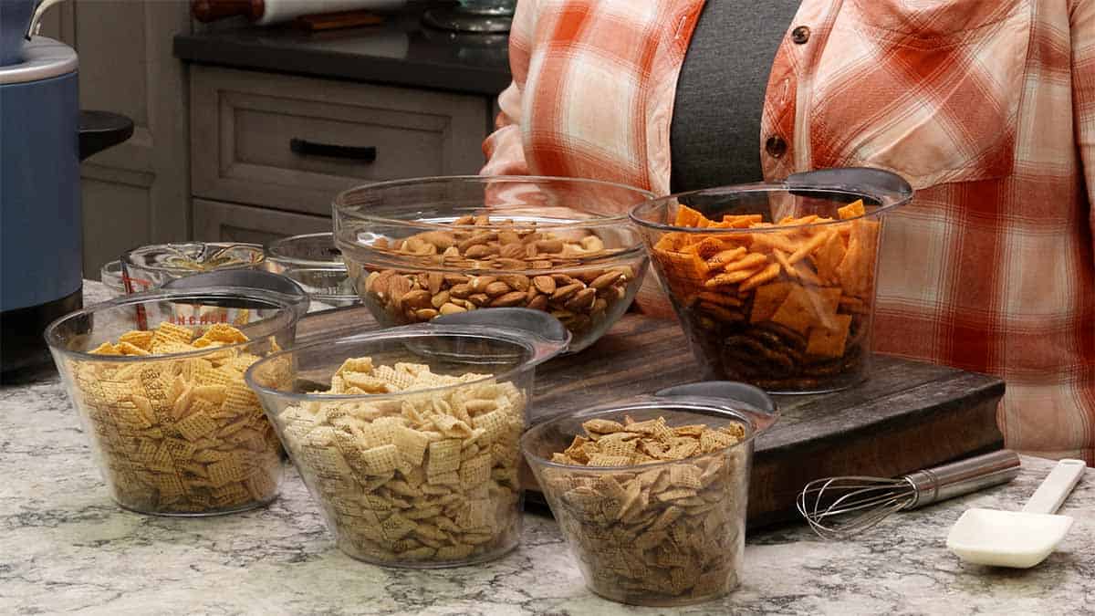 dry ingredients used in Ninja Possible Cooker Pro cereal mix. 