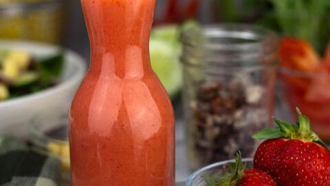 pink vinaigrette dressing Keto Raspberry Vinaigrette
