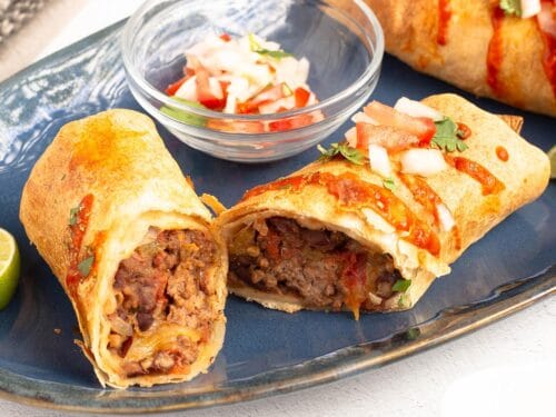 One-Pot Burritos (Pressure Cooker + Air Fryer)